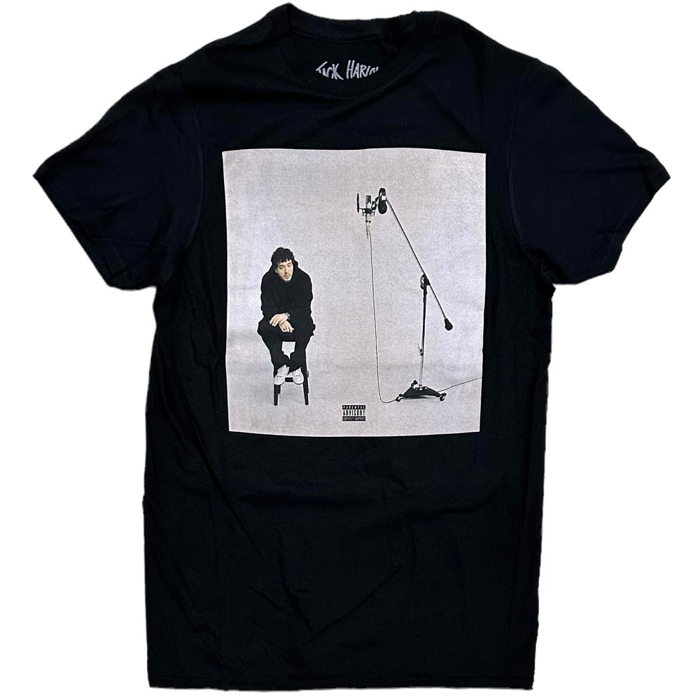 Jack Harlow Men's Official Merchandise Album Cover Graphic Tee T-Shirt in Black